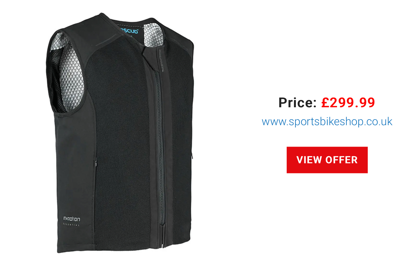 比起成套皮衣，Tucano Urbano Airscud Flex背心更適合公路及通勤用途的騎士