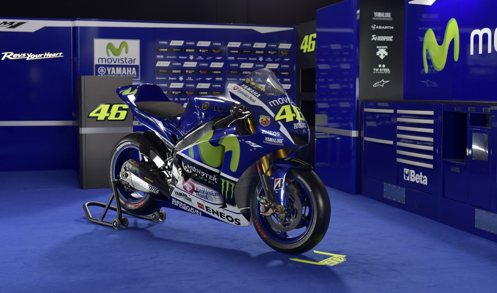 MotoGP  Rossi的座騎 YAMAHA M1