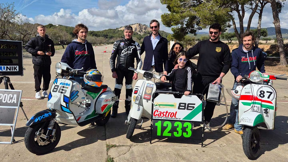 65歲義大利籍車手Valerio Boni成功打破了24小時內騎乘50c.c.機車最遠距離的金氏世界紀錄