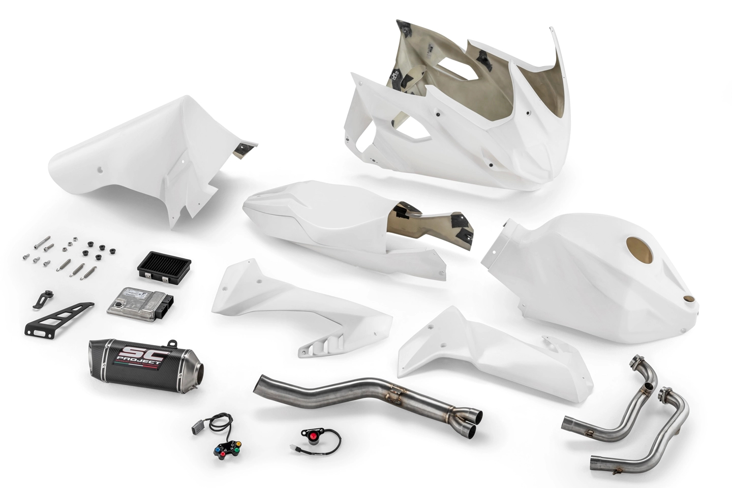 Aprilia RS457 Trophy官方賽車改裝套件內容