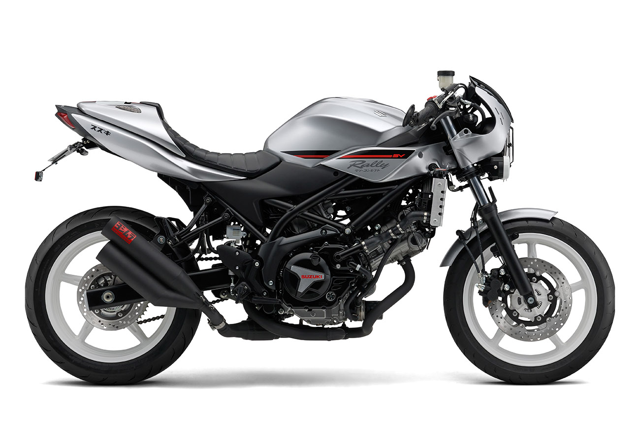 SV650X是由2016年所發表的概念車SV650 Rally衍伸而來