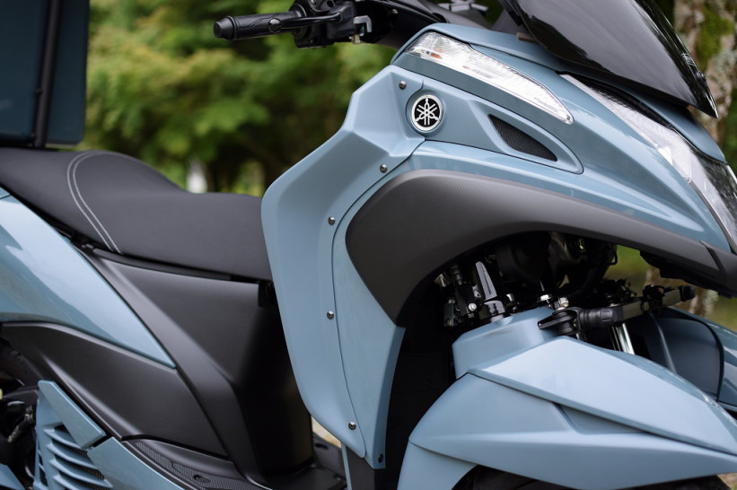 寬體套件讓這台三輪車看起來更有肌肉感