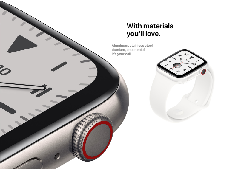 Apple watch首次發布了鈦合金版本,但目前尚未於台灣地區進行發售