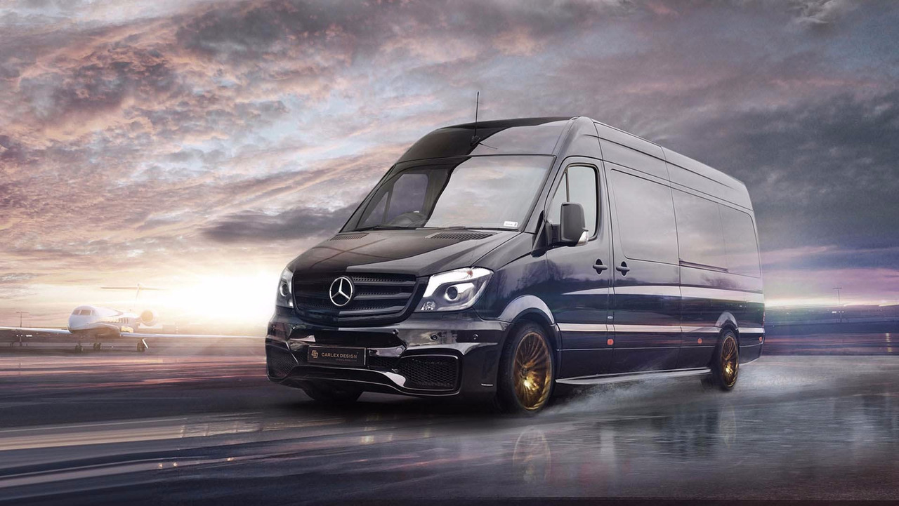 改裝的基底，就是國外拿來當貨車用的Mercedes Sprinter