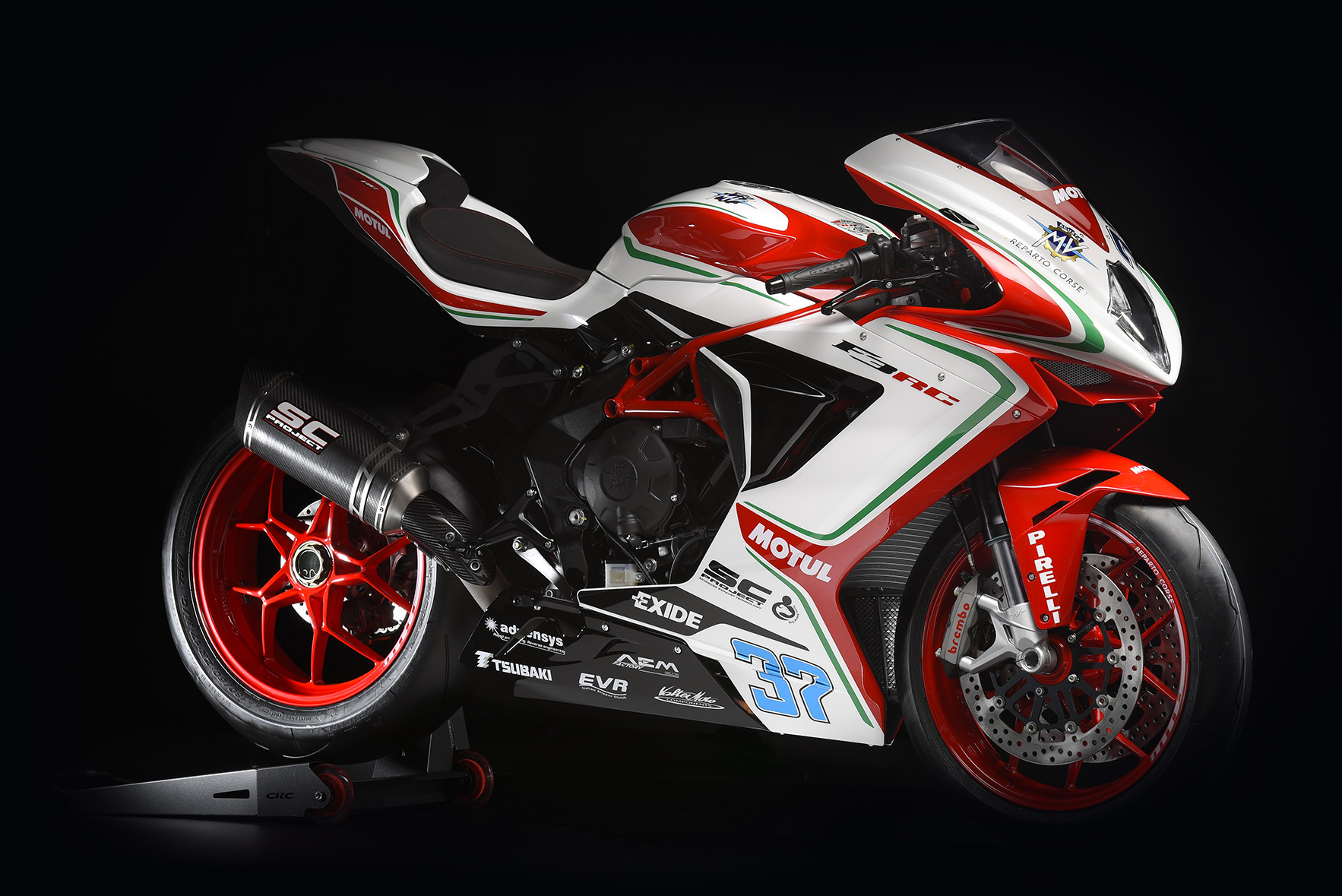 MV AGUSTA F3與Moto2賽車外型相當接近