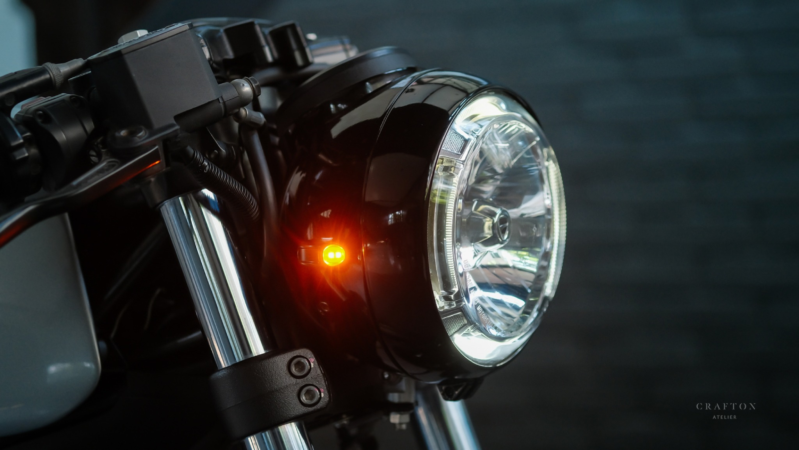 復古圓燈顯得小巧可愛