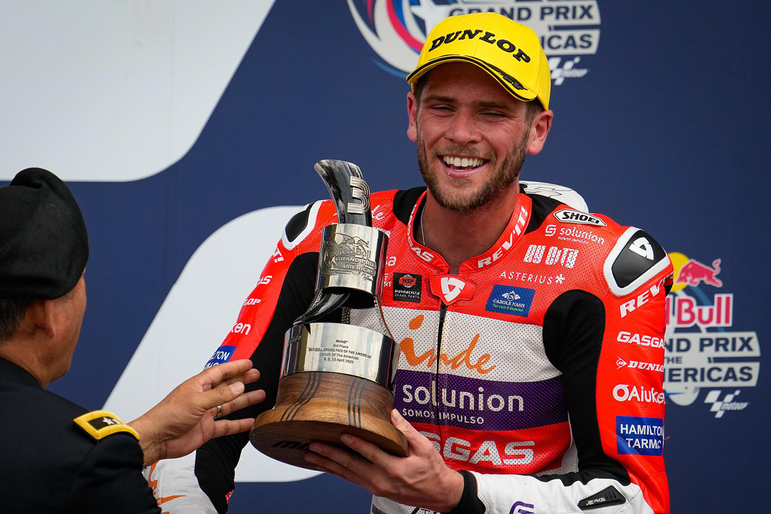 今年在GasGas車隊多次站上Moto2頒獎台的Jake Dixon