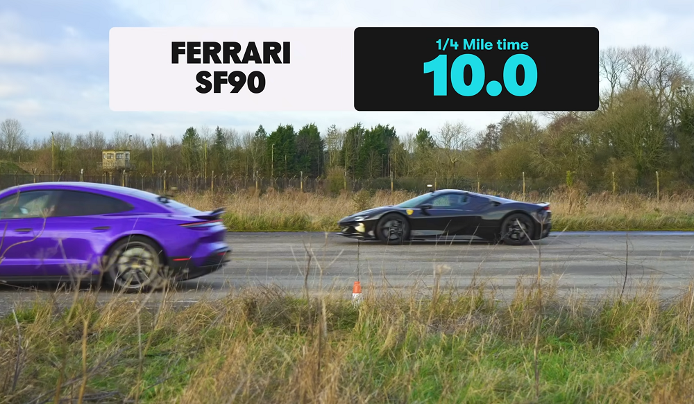 撇除掉幾次起步失誤,Ferrari SF90也能維持在第二名的位置