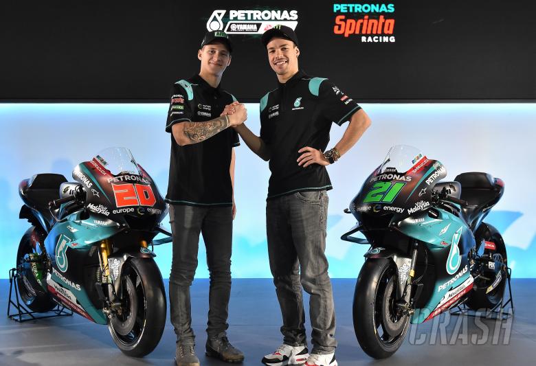 Franco Morbidelli和Fabio Quartararo兩位車手都非常歡迎Lewis Hamilton來試騎他們的賽車嚐鮮