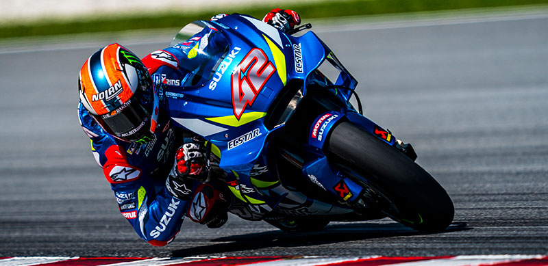 Nolan贊助的車手當中,目前最耀眼的就是SUZUKI的當家王牌Alex Rins了