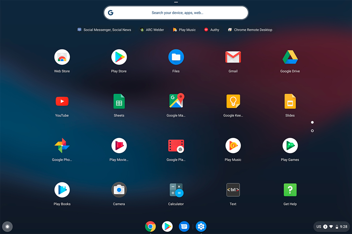 Chrome OS雖然是Linux架構,但也兼容安卓系統,要拿來當平板也是OK的。