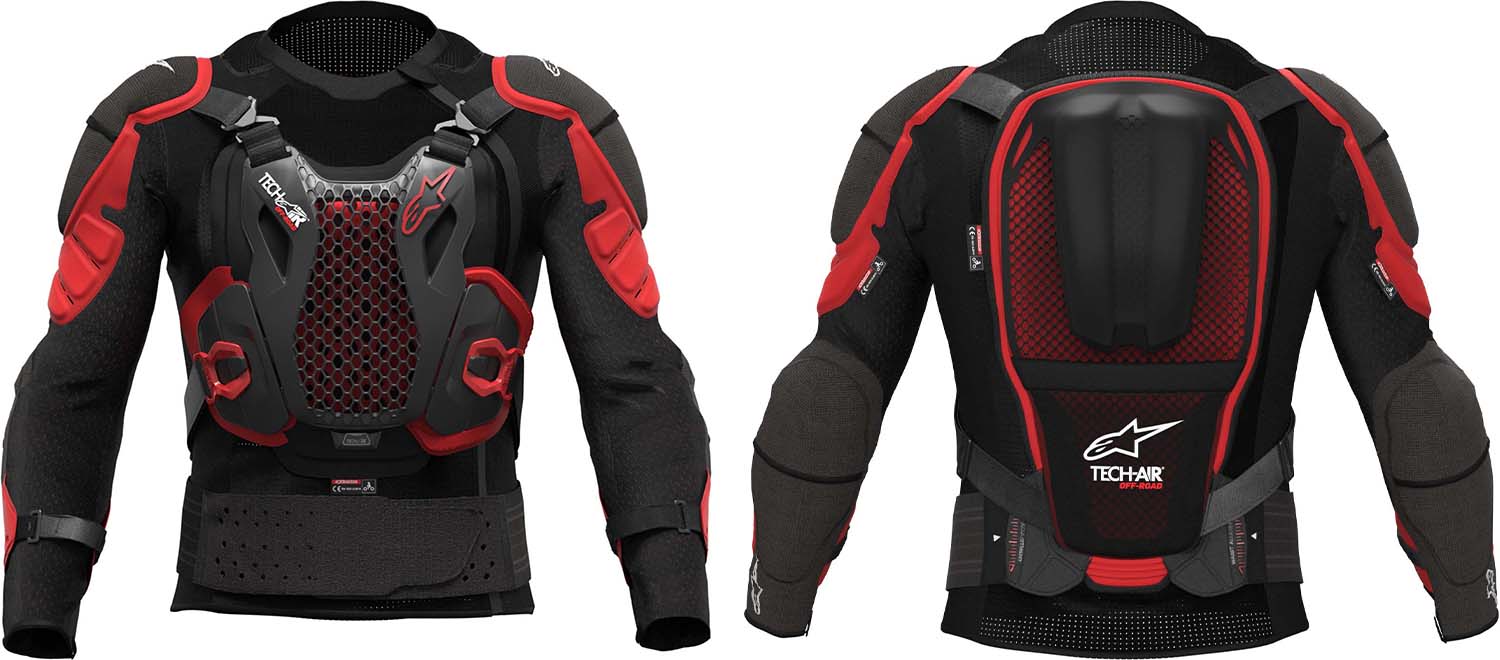 Tech-Air OFF-ROAD V2有六顆感測器和兩組氣囊,具備三種騎乘偵測模式,還可自行更換氣囊模組