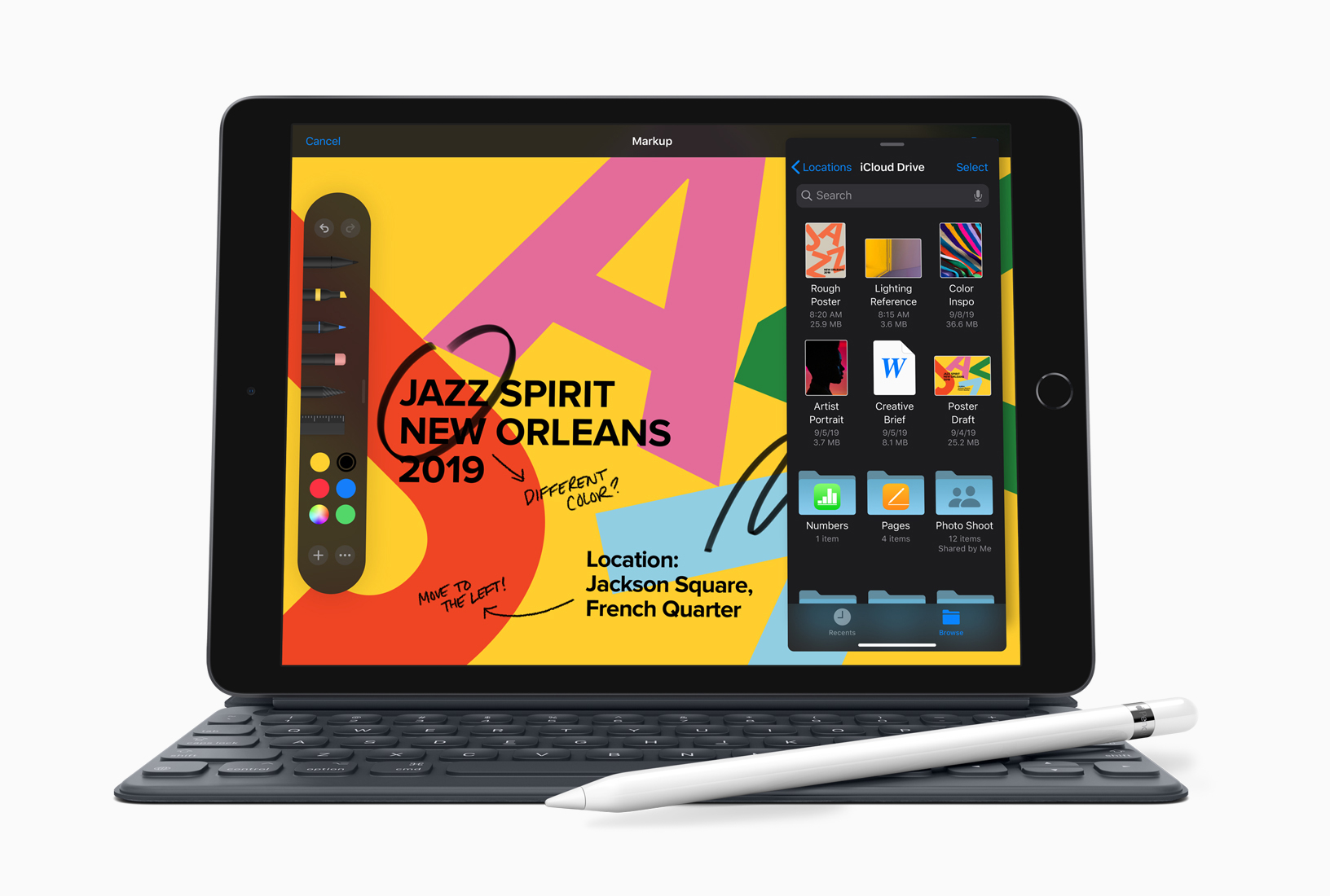 2019年9月的發表會上，Apple帶來全新的第七代iPad
