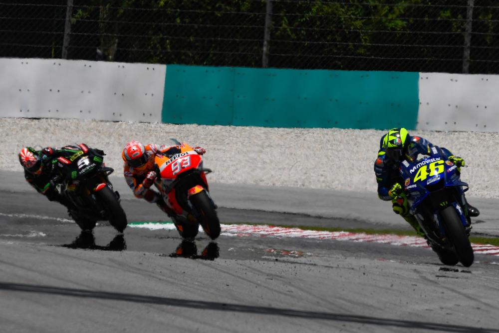 Rossi從開賽起跑就表現完美。