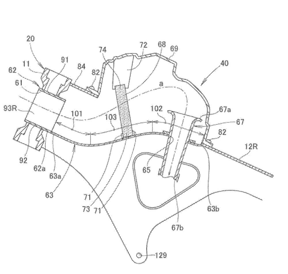 CBR1000RR新設計的進氣系統,加大的集氣室與更順暢的進氣通道,將能大幅度的提升引擎效率,創造更大的動力