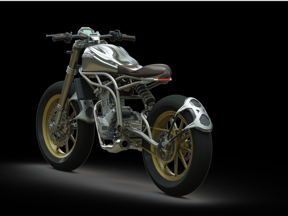 車體則有造型優美的金屬油箱與皮製單座墊帶來質感與品味