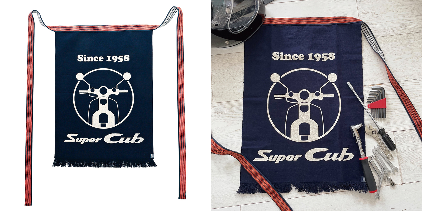 穿上Super Cub的圍裙工作感覺相當不錯