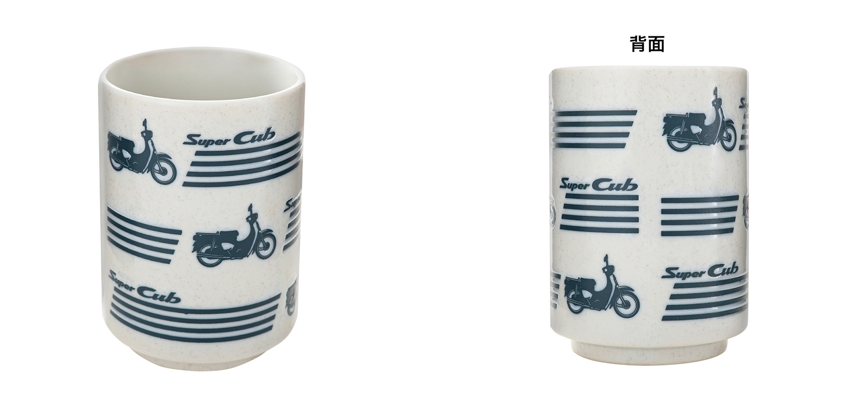 拿著Super Cub的杯子喝茶,就連白開水也變得特別好喝