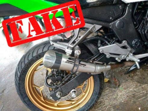 許多人抱持著貪小便宜的心態購買仿冒品,並安裝在自己的愛車上