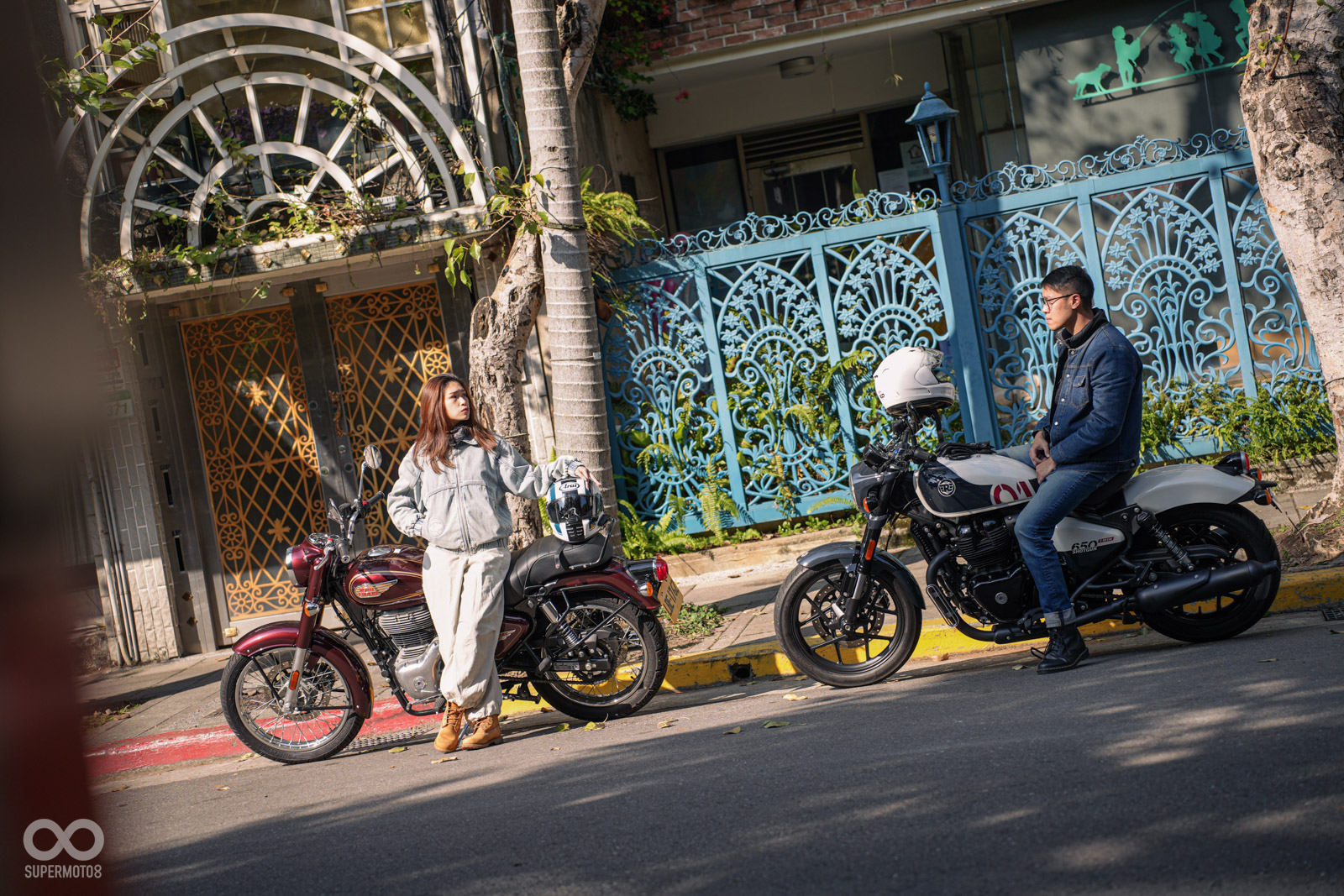 Bullet 350雖然車重快200公斤，但女性騎士依舊可以駕馭得了！