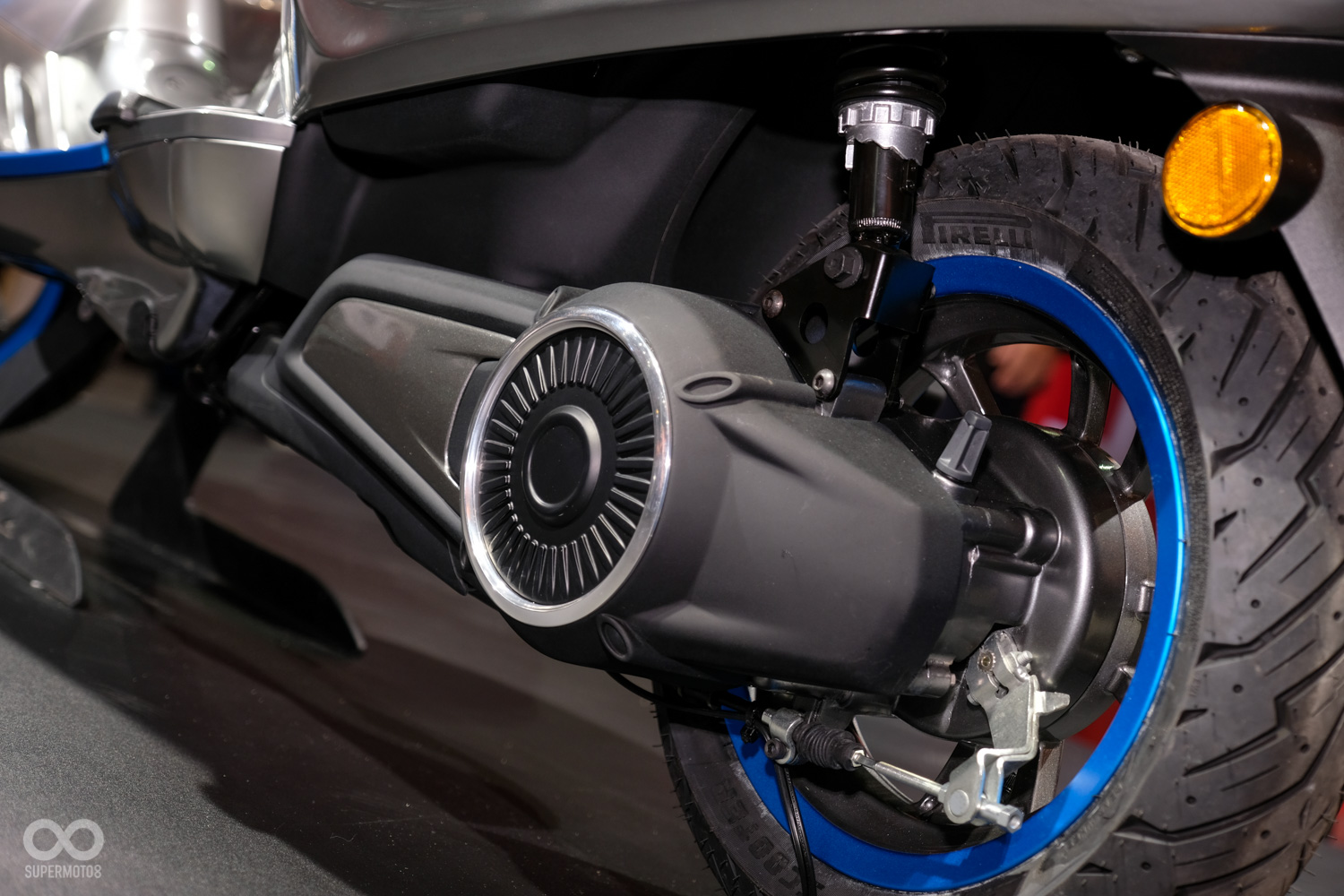 捨棄過往的CVT機構後，後輪變得更加簡潔。