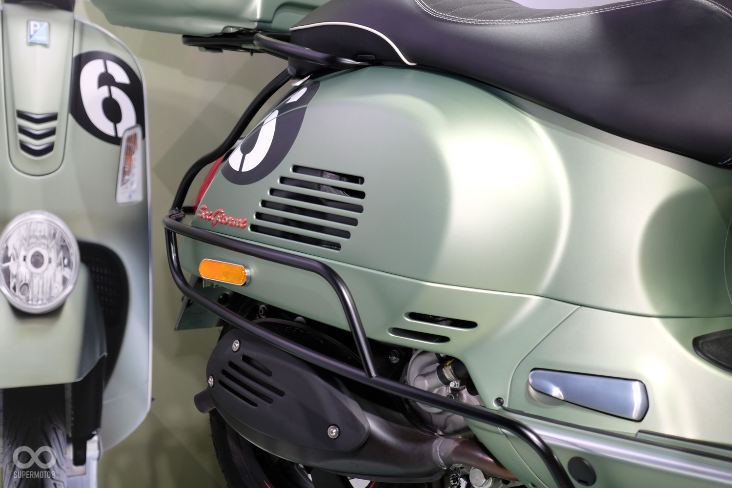 車身上六號彩繪正式代表當年奪下九面金牌的冠軍號碼。