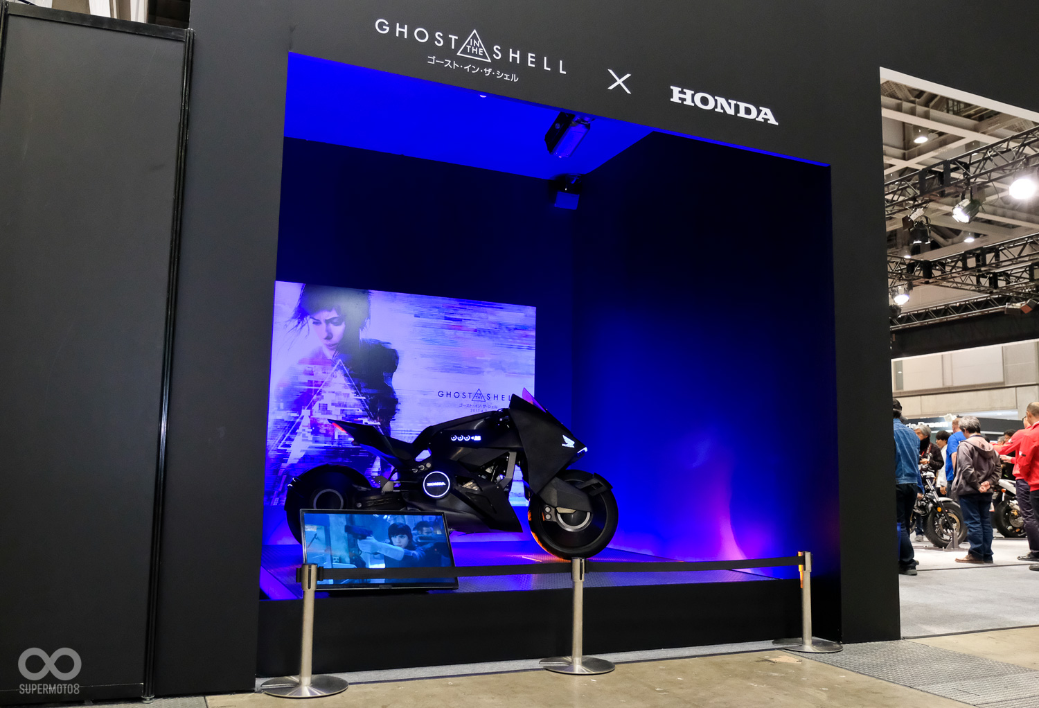 HONDA 特別在展場側邊設置專屬的展出空間