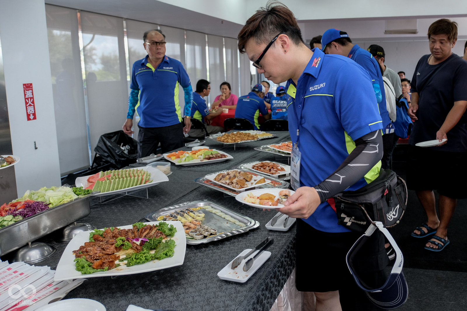 中午Suzuki也提供了Buffet式的餐點,確保所有車主都能有足夠的體力來應戰