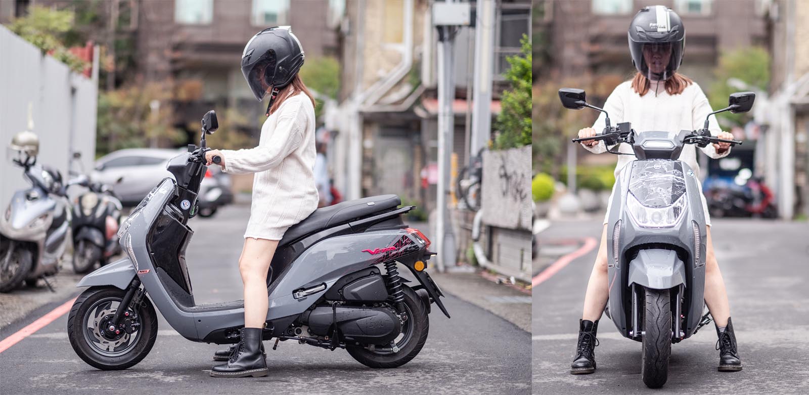 騎士身高154cm，雙腳能平踏地面