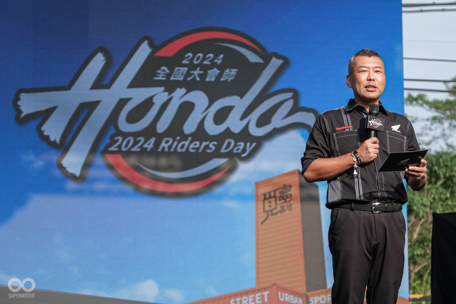 Honda Taiwan 高岡社長,也在下午歡迎各位車友到來!