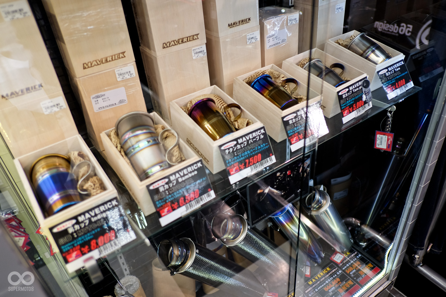 以排氣管材質相同的鈦合金杯子,台灣也有