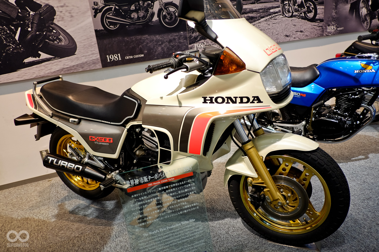 縱置V型雙缸的渦輪增壓車CX500 Turbo，增壓摩托車風潮在八零年代曾曇花一現