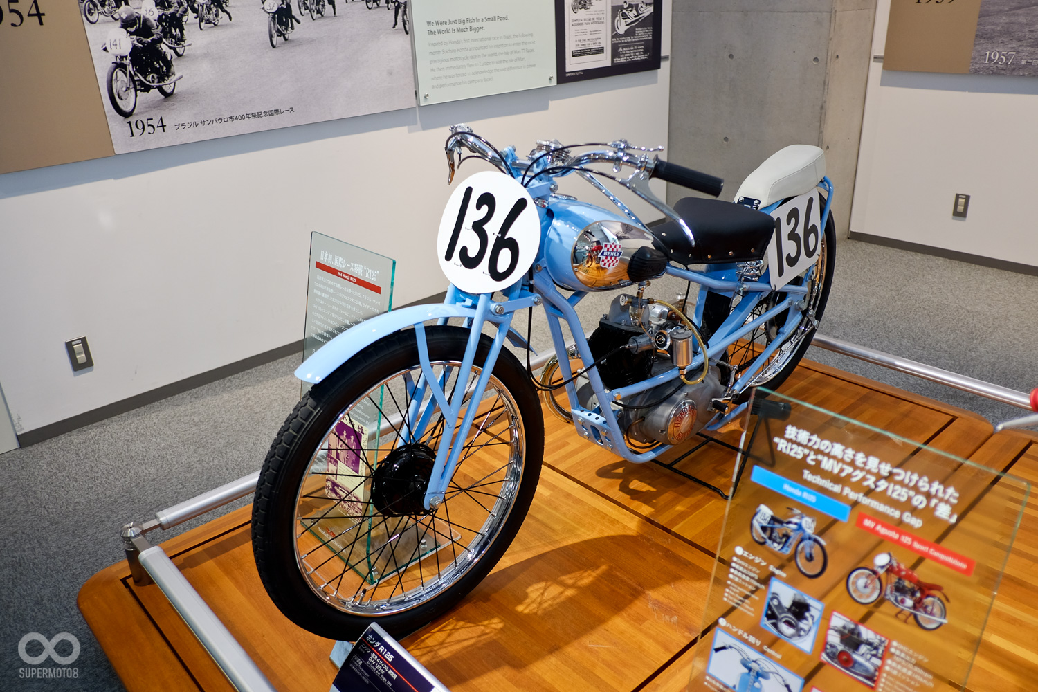 HONDA的賽車起點， 1954 HONDA R125，沒有這台車，或許就沒有現在的RC213V 了