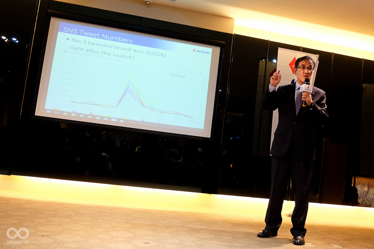 藤照博 總經理詳細地向大家講解SUZUKI明年的展望與全球布局