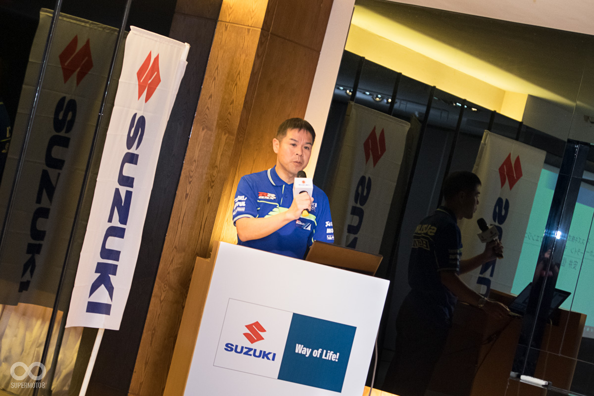 安井先生的經歷相當豐富，著名的Burgman 650與V-Storm車系都是出自他手筆