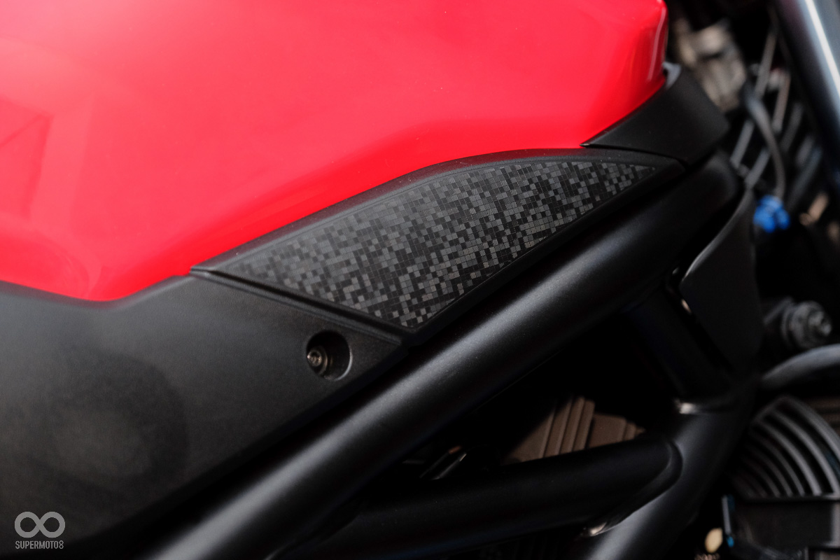 多層次的咬花設計，質感很加分