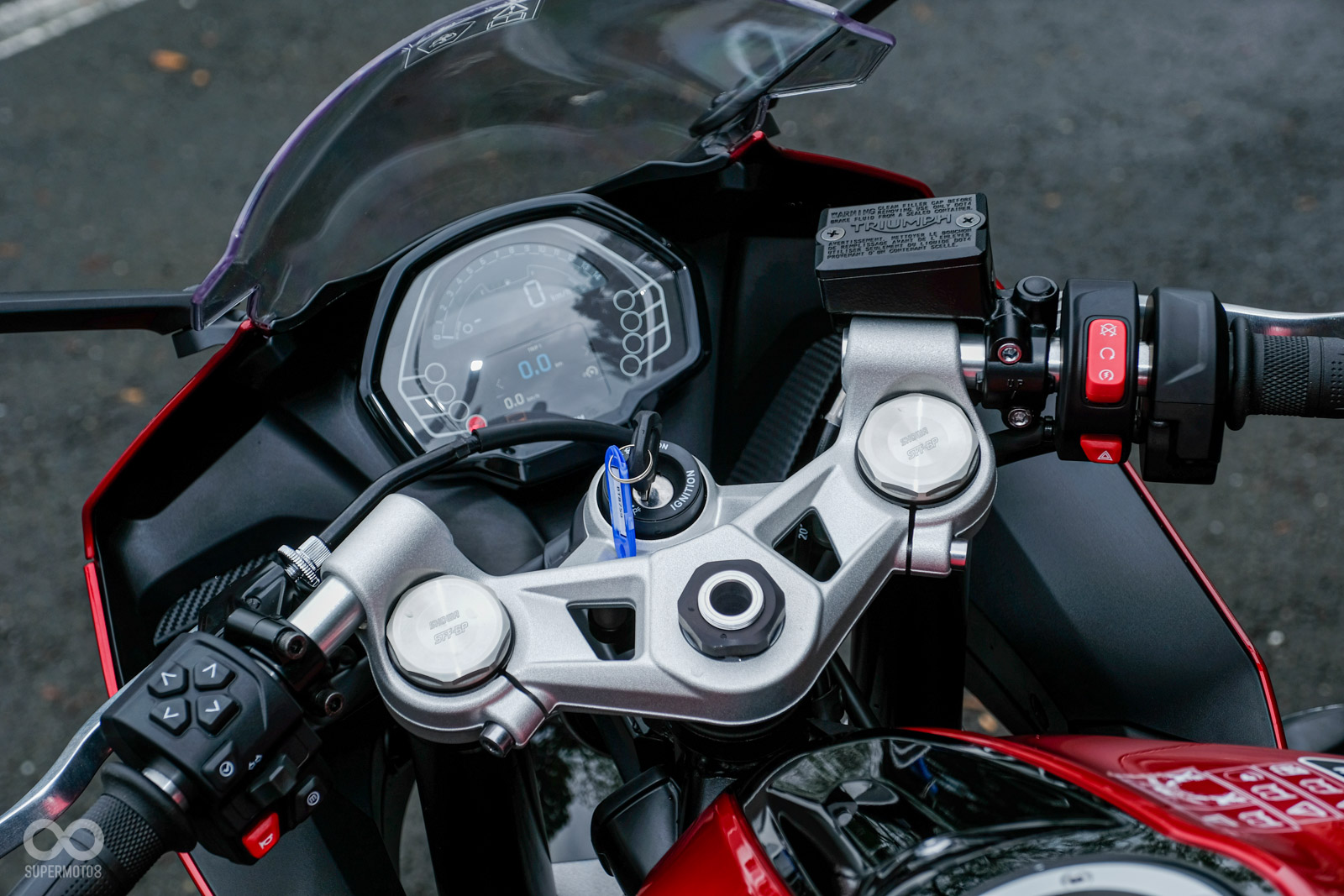 儀表使用和 TIGER SPORT 660 相同的設計