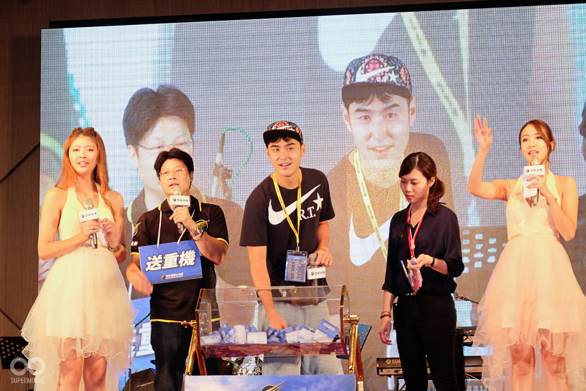 小天也以車友的身分一同出席了本次的大會師