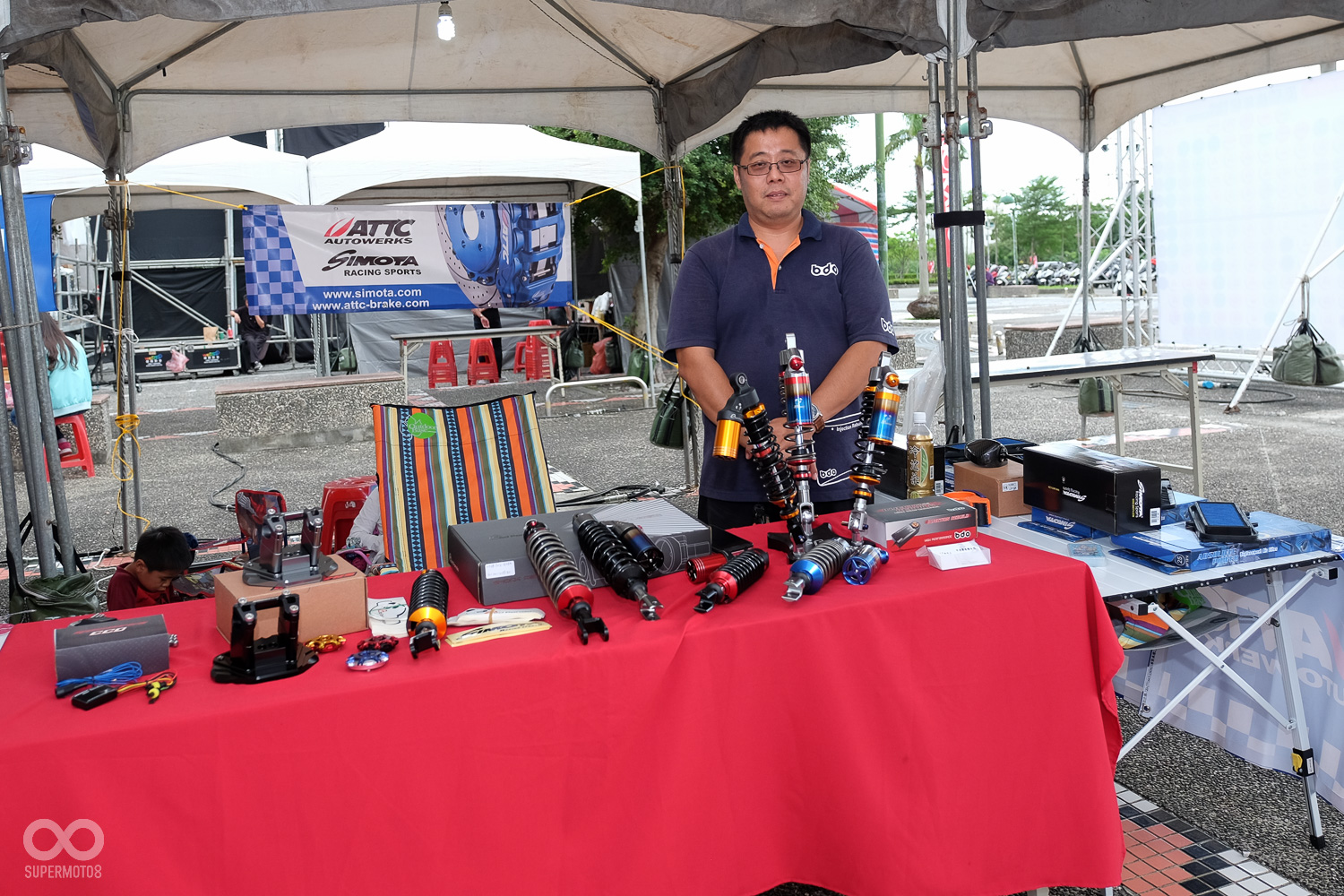 以超高C/P著稱，近年快速崛起的避震器廠商Bad Panda，也帶著最新產品來到現場