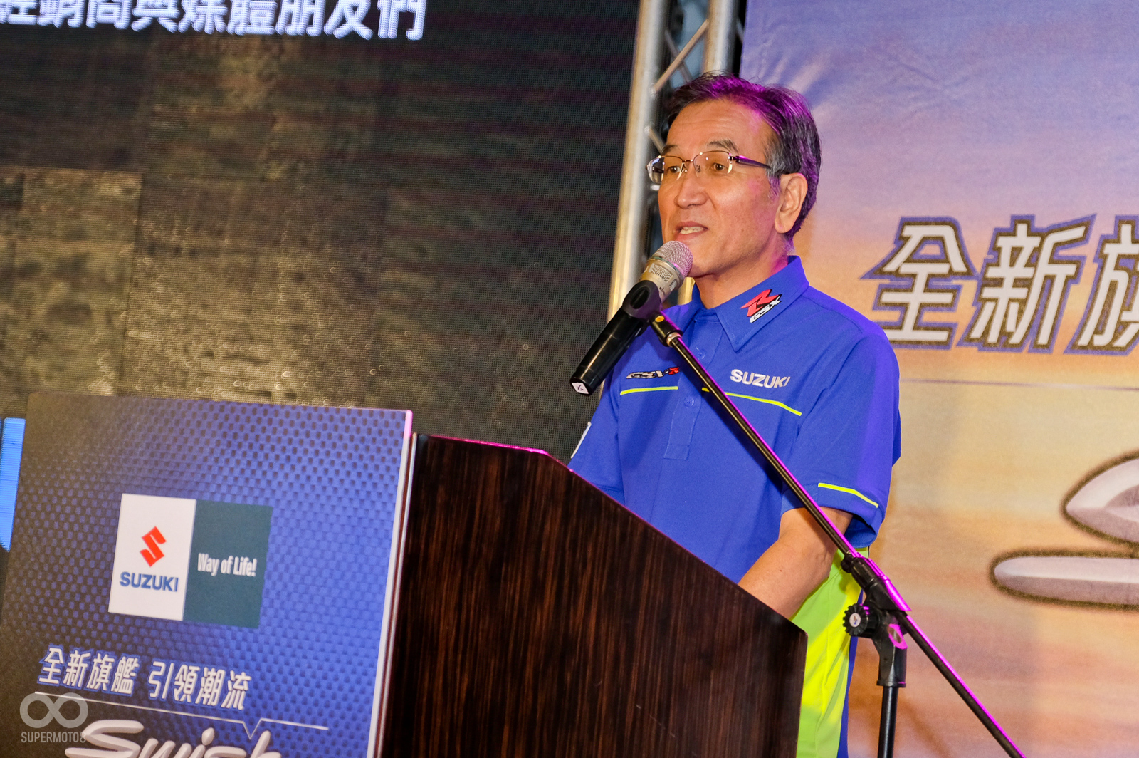 台鈴SUZUKI總經理 藤照博宣布往後今後也會陸續升級經銷商的店面設計，提供消費者舒服的環境