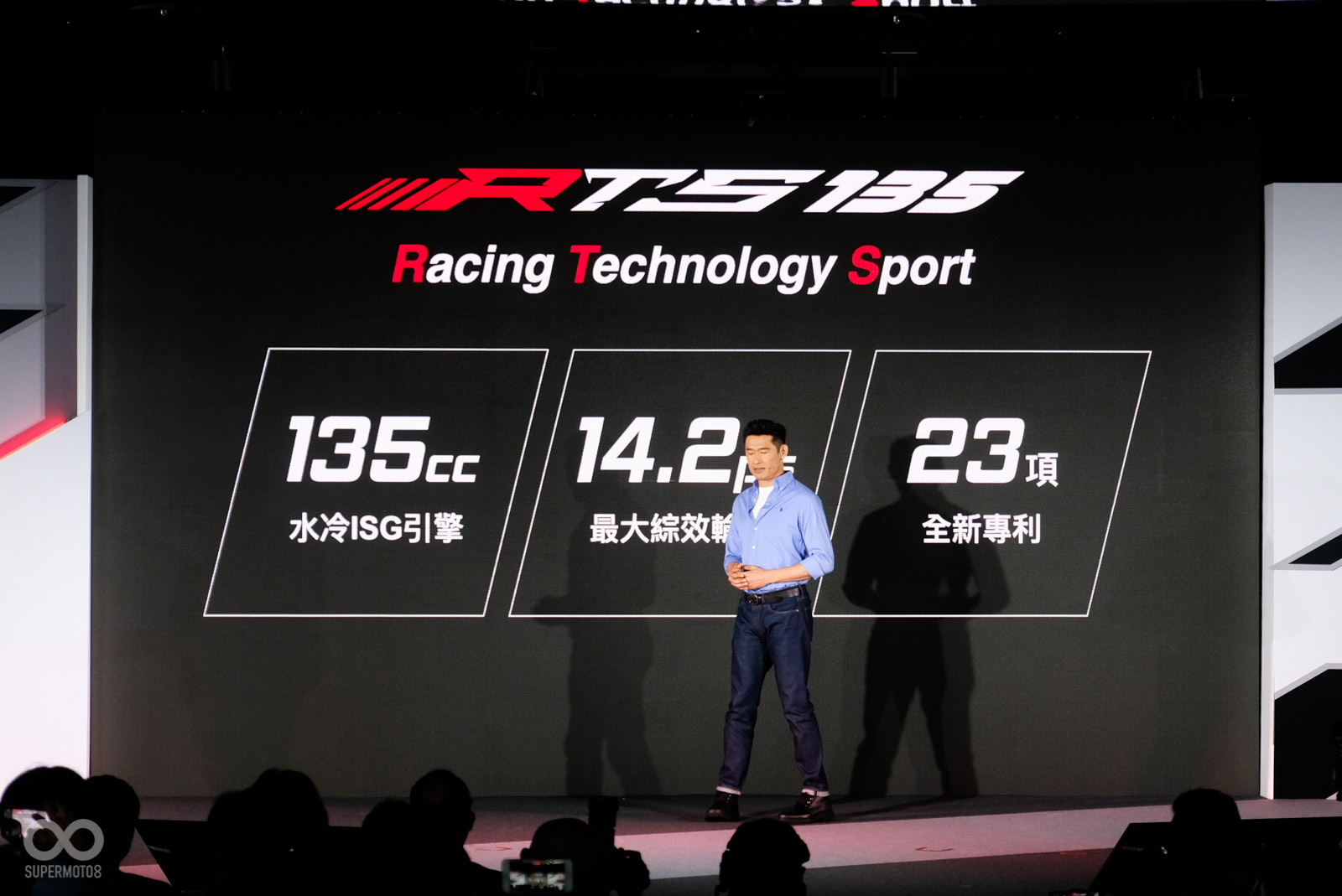 全新開發的135c.c. ISG水冷引擎,擁有14.2匹的綜效馬力