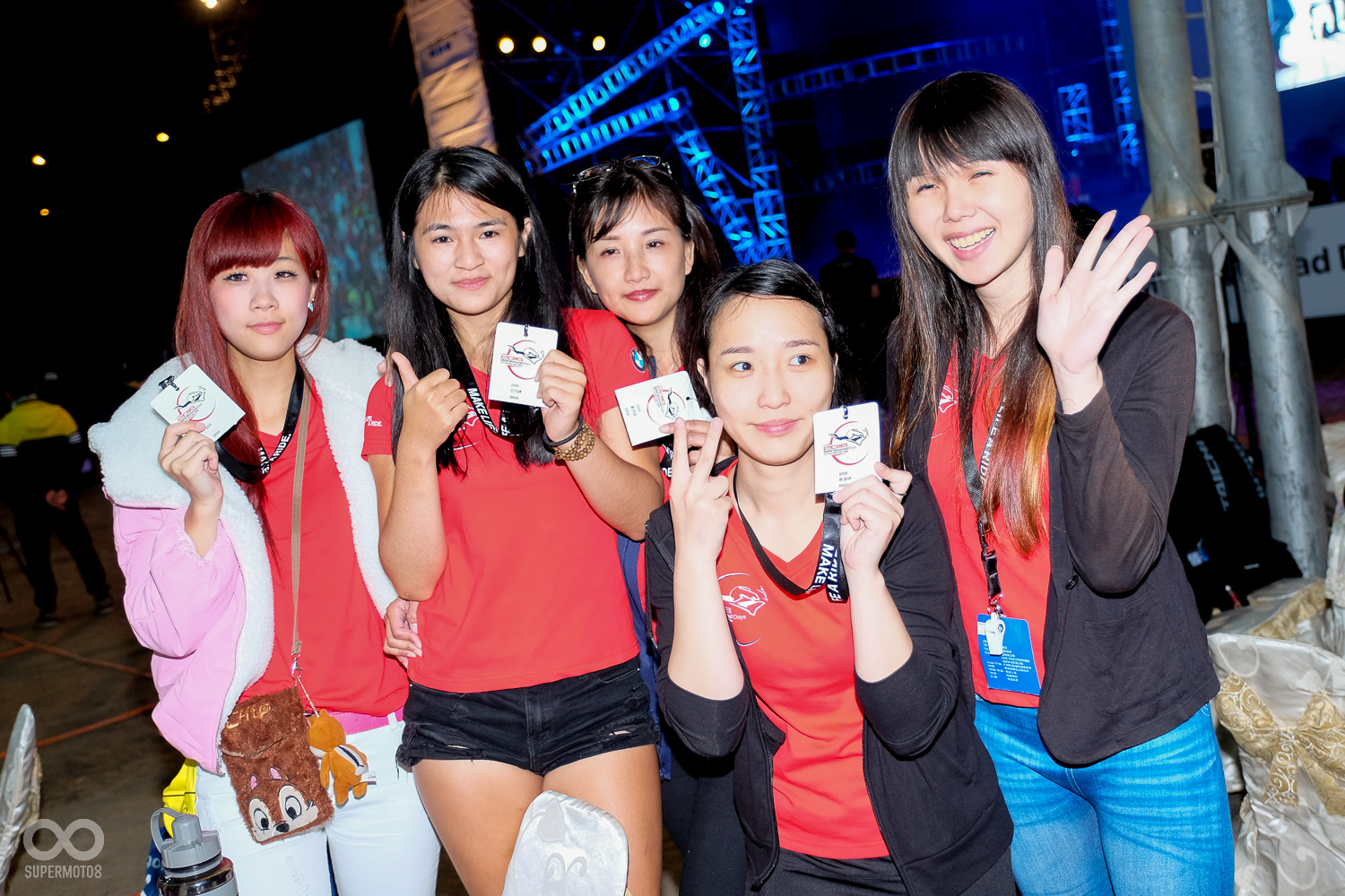 現場也來了不少女車友喔