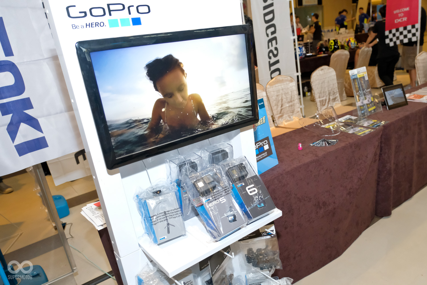 GoPro也有在現場展示,連最新的Hero6都來到現場