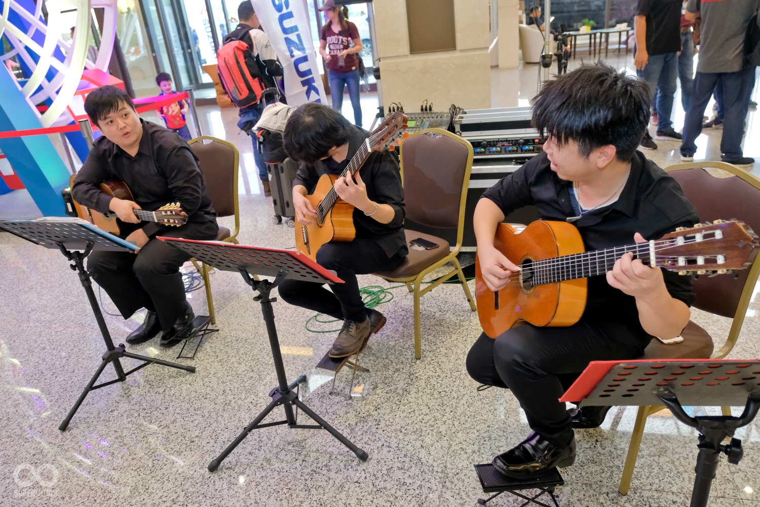 活動會場有Live演出,輕快的音樂令人壓力瞬間釋放