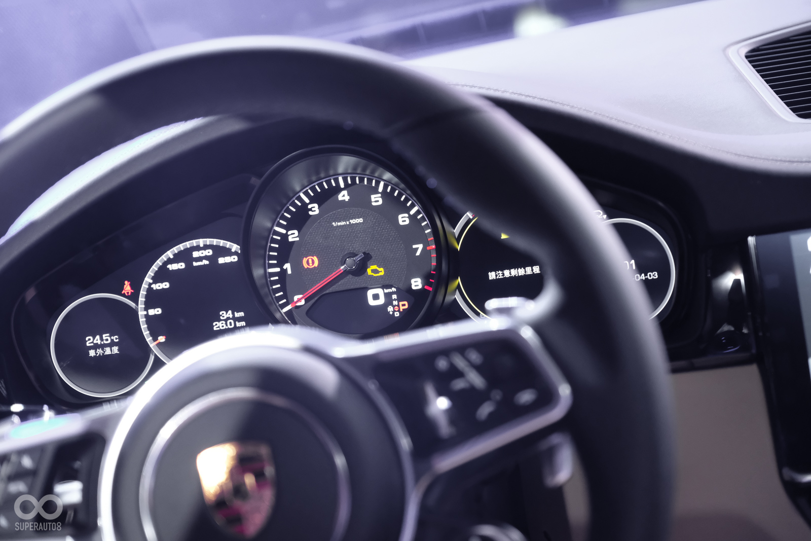 經典五環錶依舊存在,轉速表依舊採用指針設計