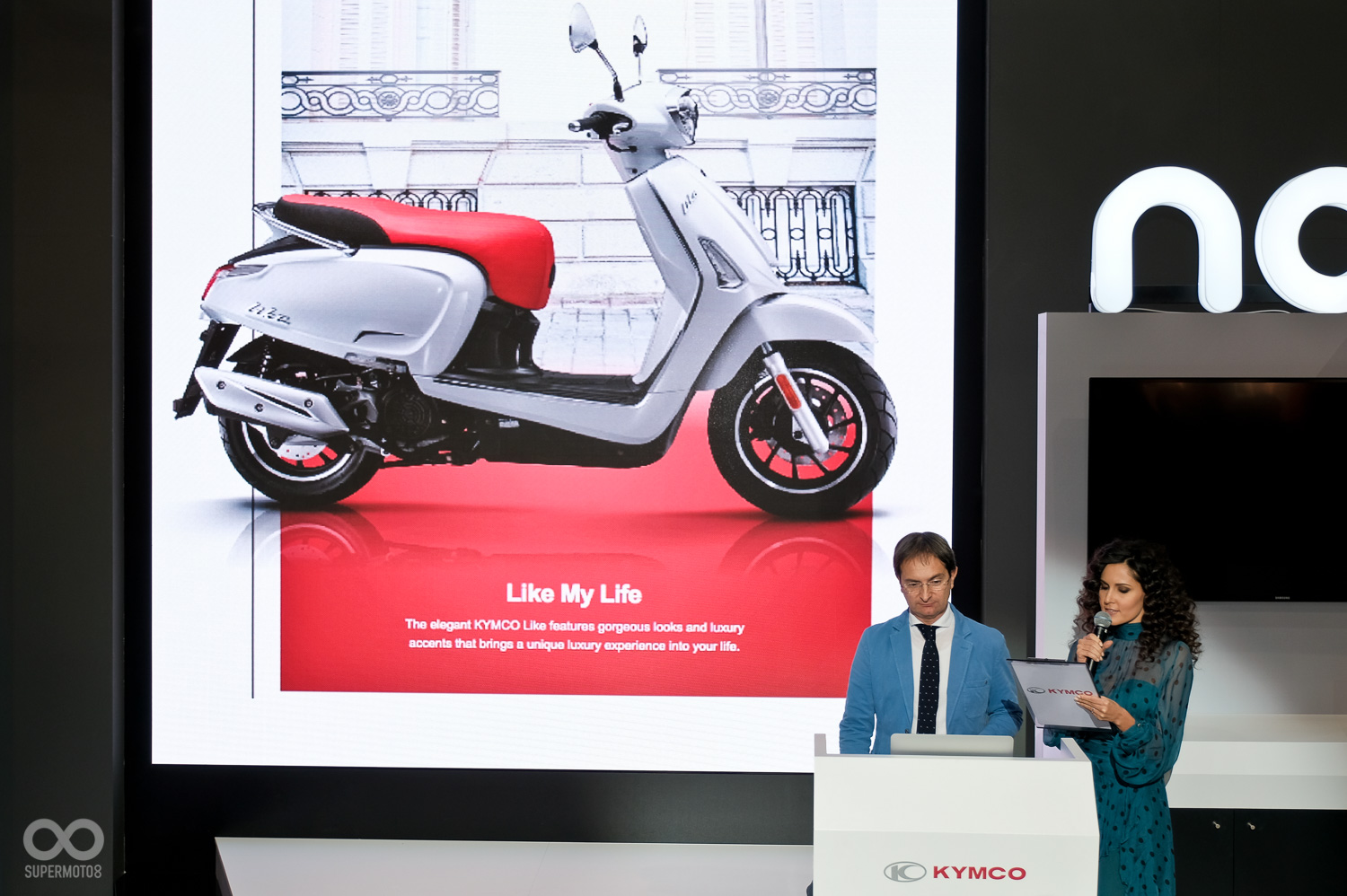 將在歐洲市場搶先上市的大輪徑速可達PEOPLE S與典雅的Like,於場內發表