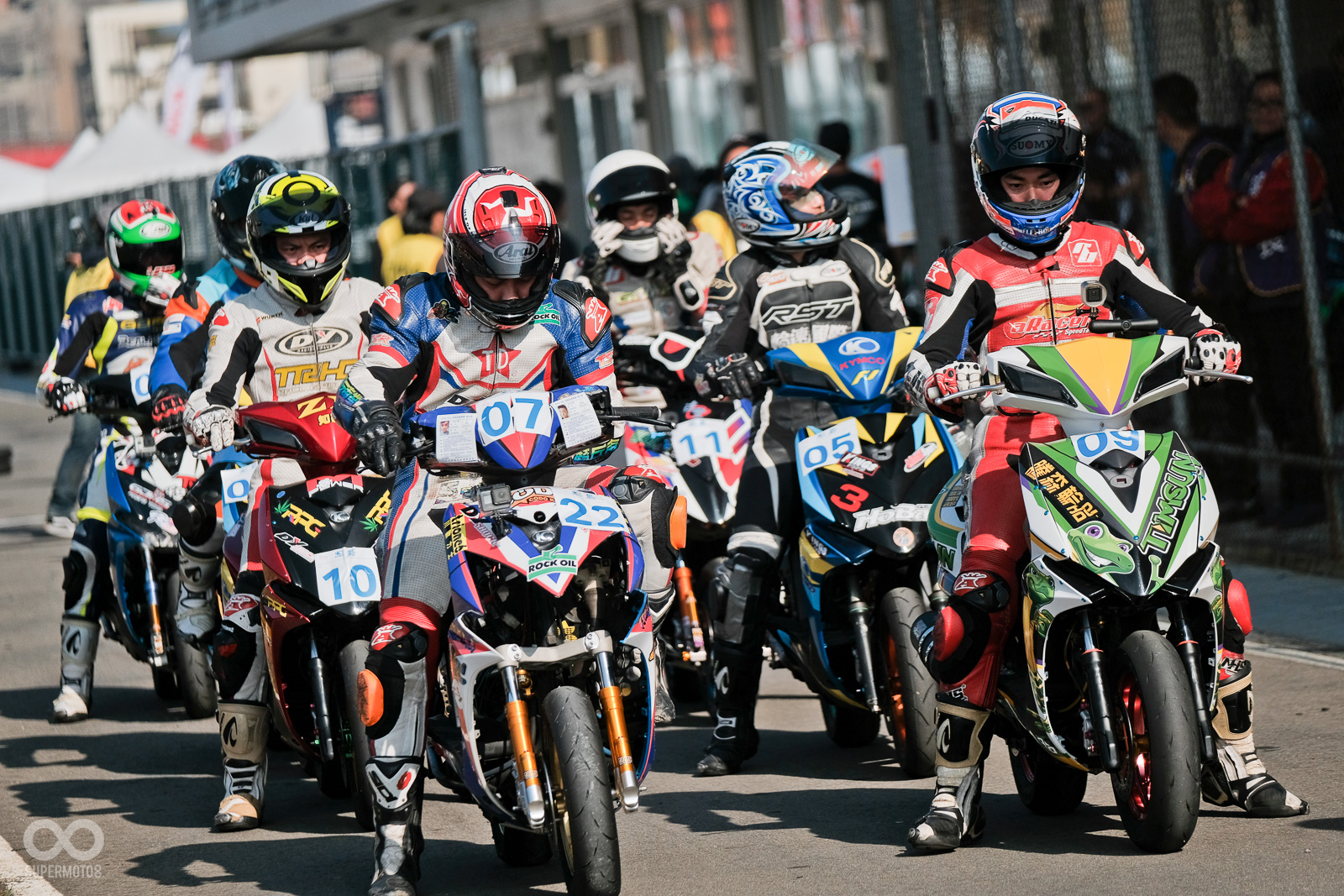 KCC挑戰杯競爭最激烈的組別就屬125cc的速可達組了