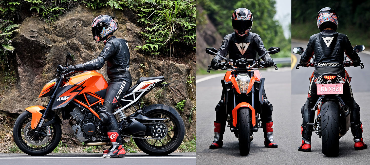 雖然是一輛兇猛野獸，但騎士身高176cm  可雙腳完全著地