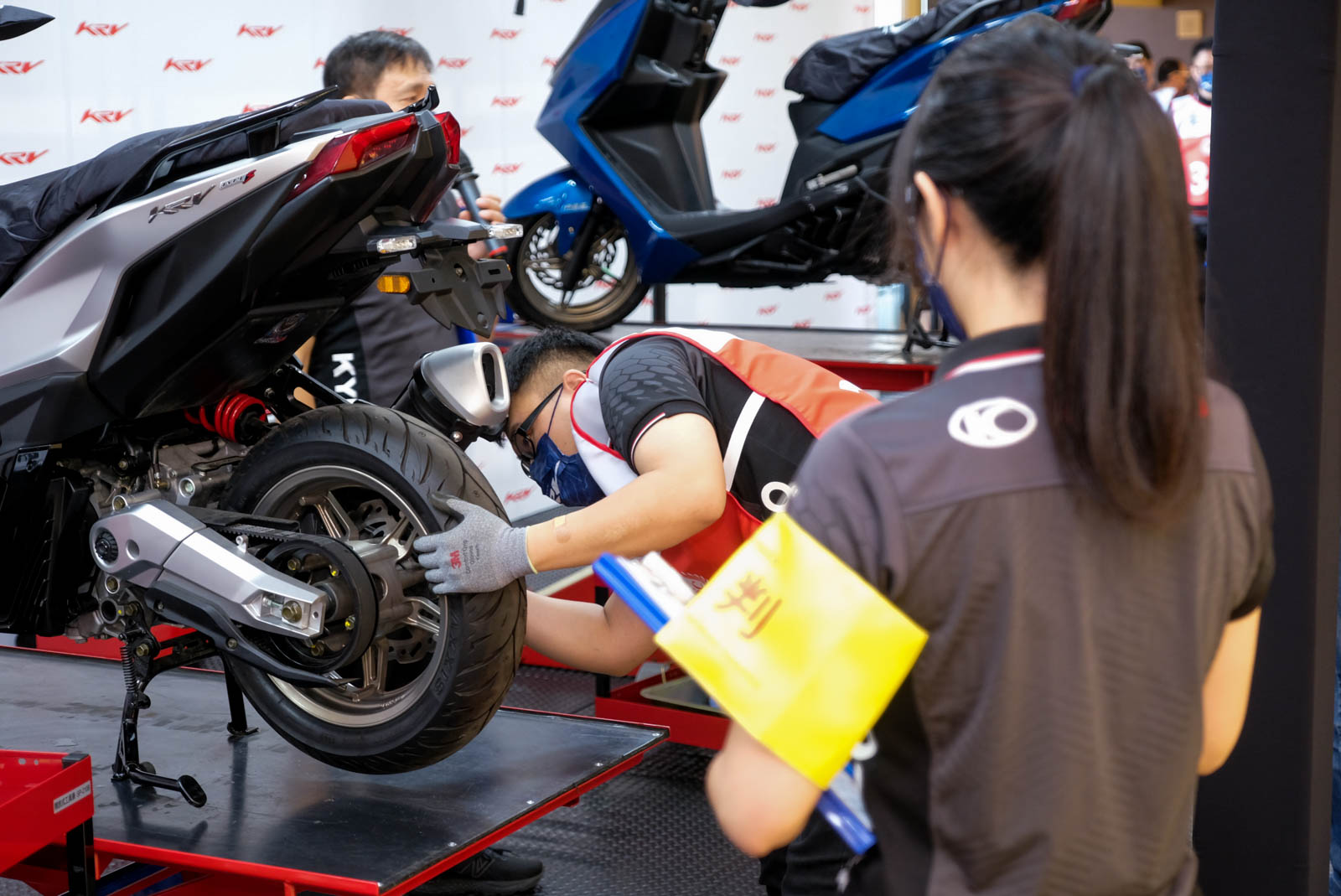 KYMCO舉辦2021全國技術競賽,考驗後勤維修技師的能力