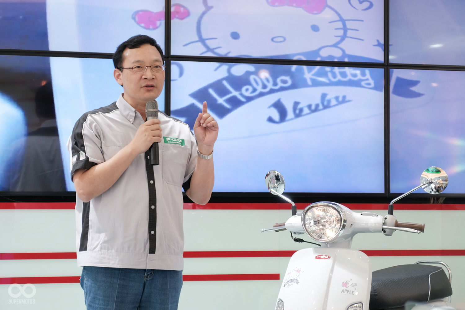 PGO摩特動力的長官也親自蒞臨到場致詞